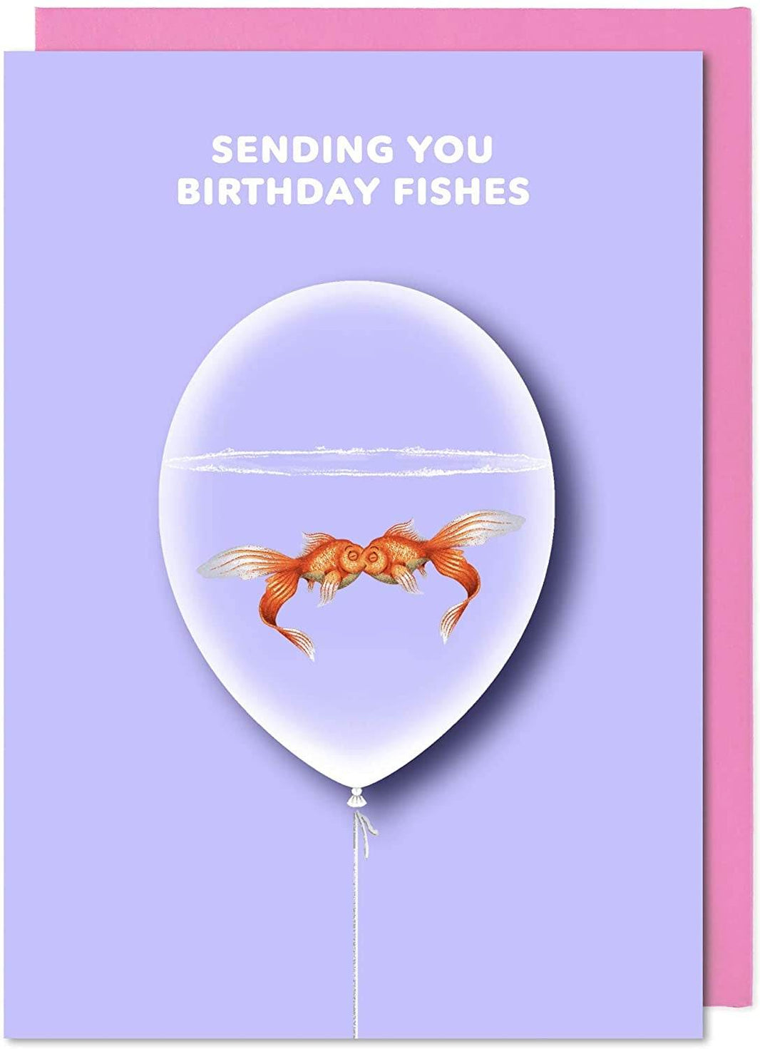 Birthday Fishes Card - House of Cards