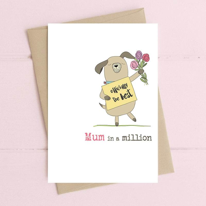 Mum in a MIllion Mothers Day Card - House of Cards