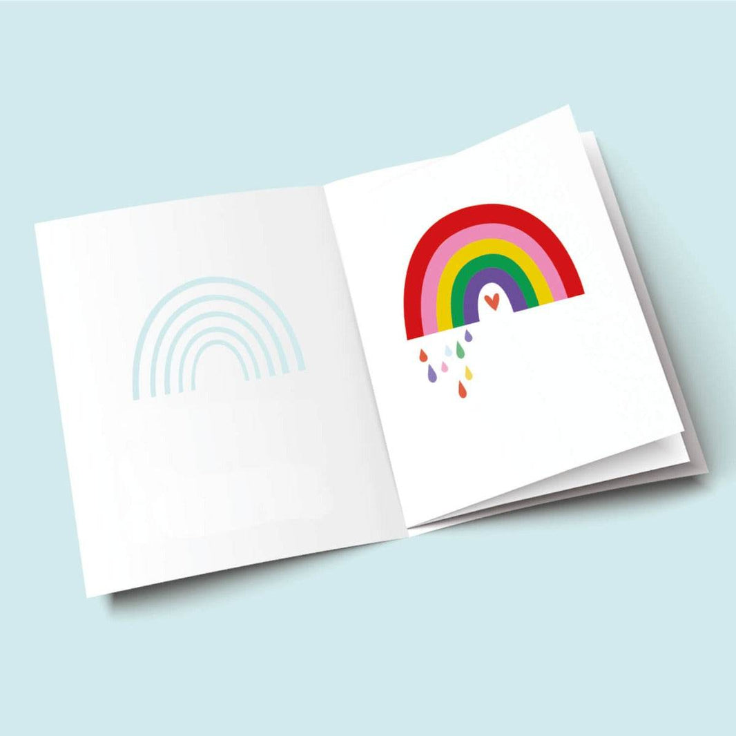 Rainbow Cut Out Birthday Card - House of Cards