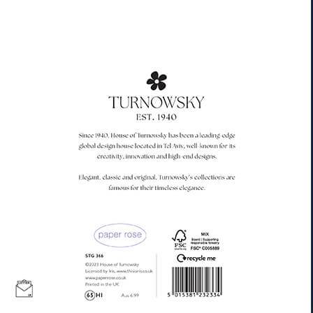 Turnowsky Flowers Card - House of Cards