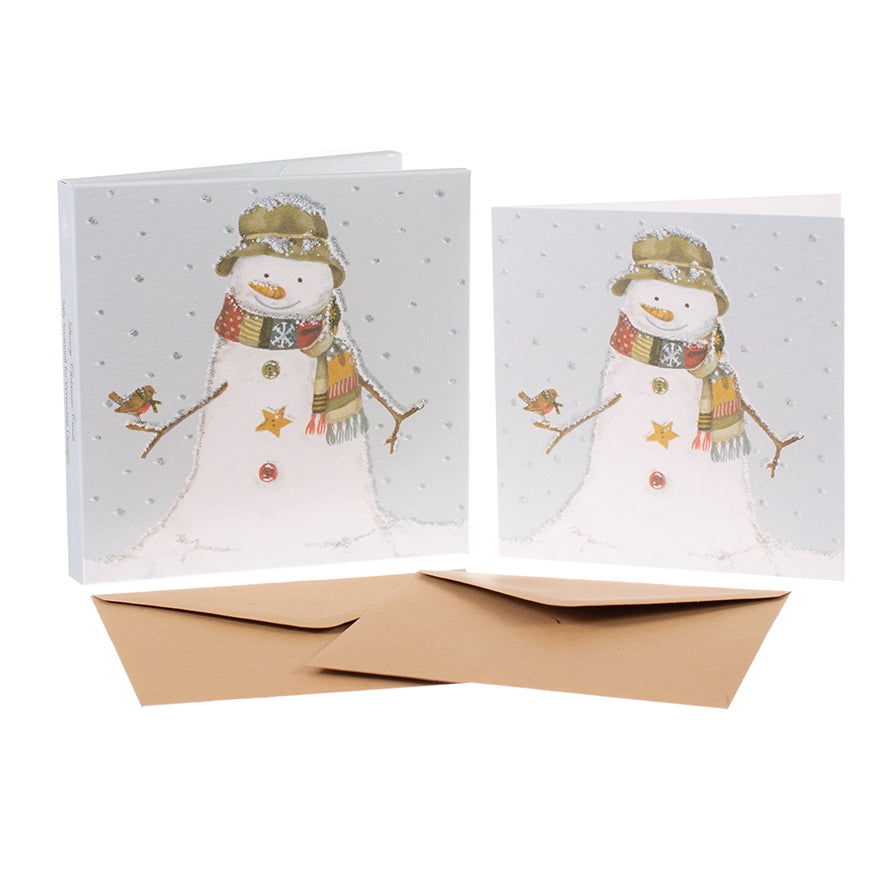 Set of 8 Sally Swannell Snowman