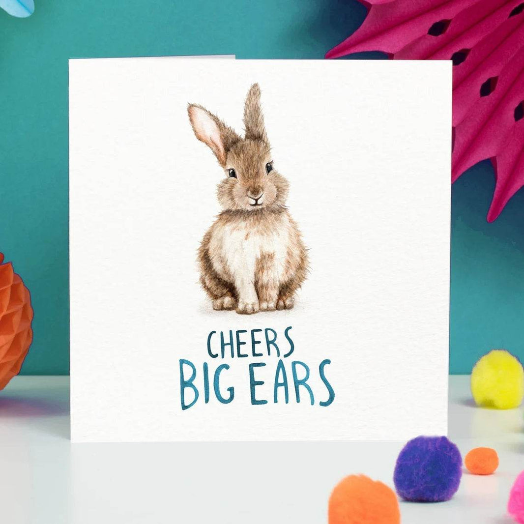 Rabbit Thank You Card - House of Cards