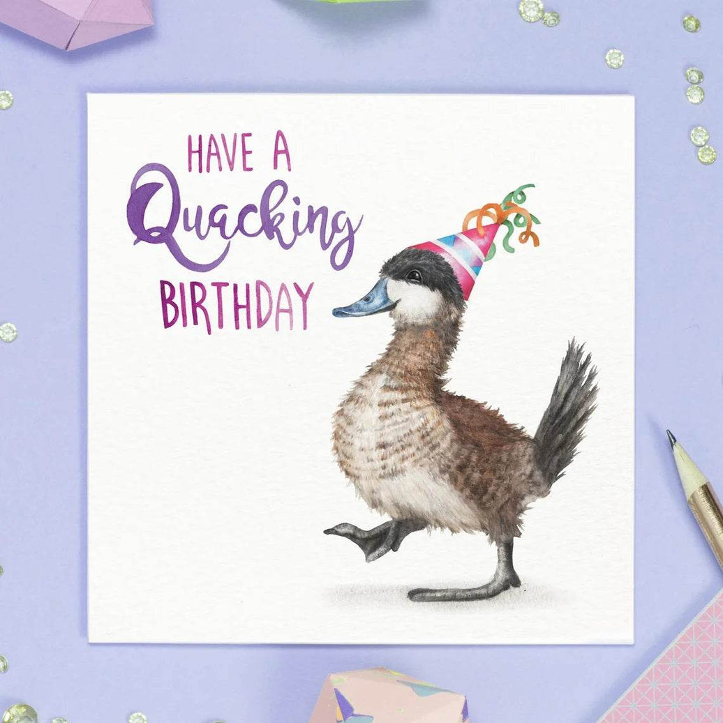 Quacking Birthday Card - House of Cards