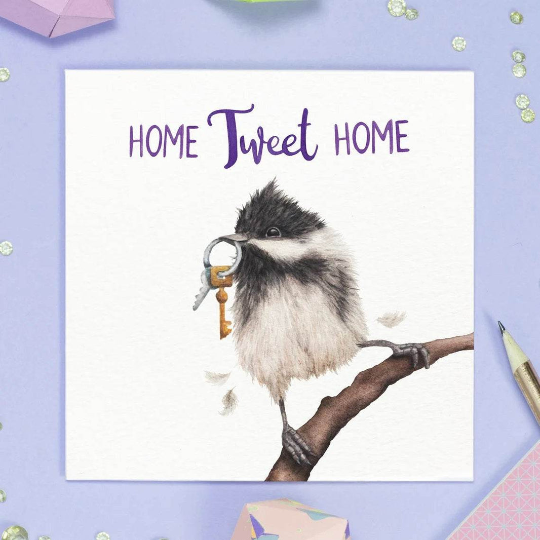 Tweet New Home Card - House of Cards