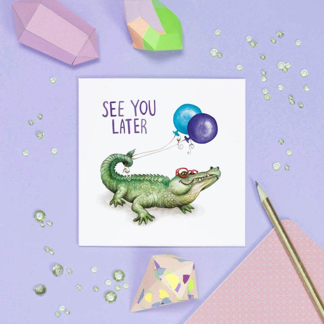 Alligator Leaving Card - House of Cards