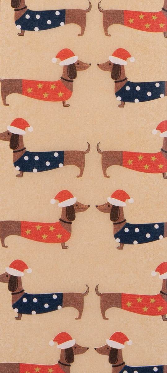 Dachshund Xmas Tissue Paper - House of Cards