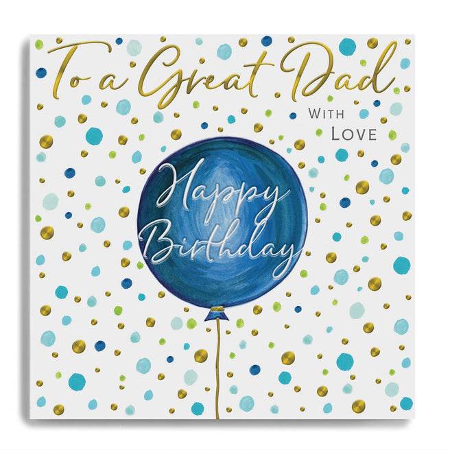 To a Great Dad Happy Birthday Card - House of Cards