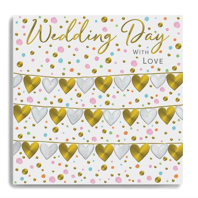 Wedding Day With Love Greeting Card - House of Cards