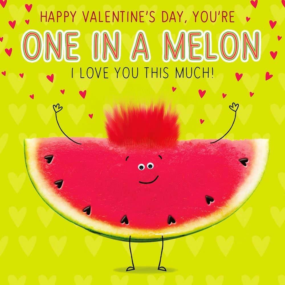 One in a Melon Valentines Card - House of Cards