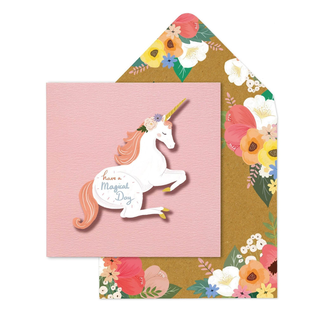 Unicorn Magical Birthday Card - House of Cards