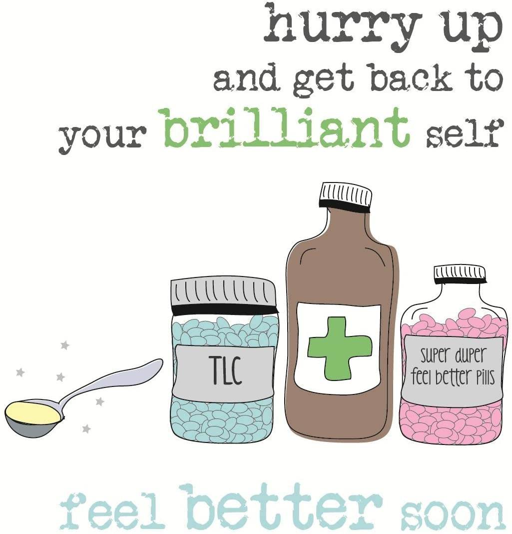 Brilliant Self Get Well Card - House of Cards