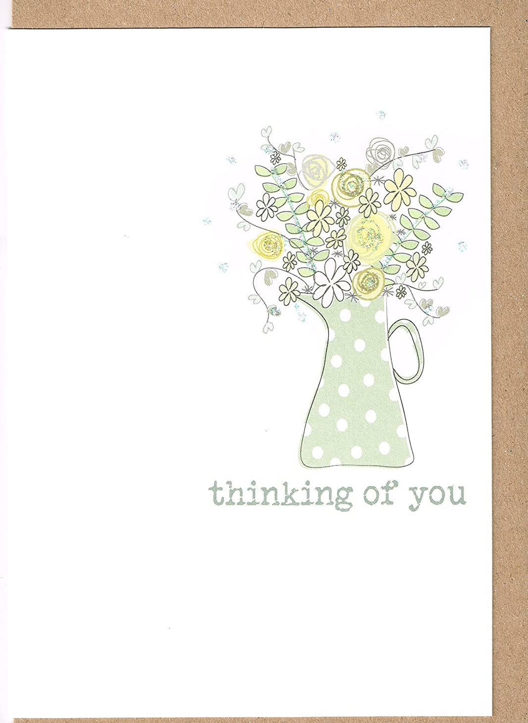 Flower Jug Sympathy Card
