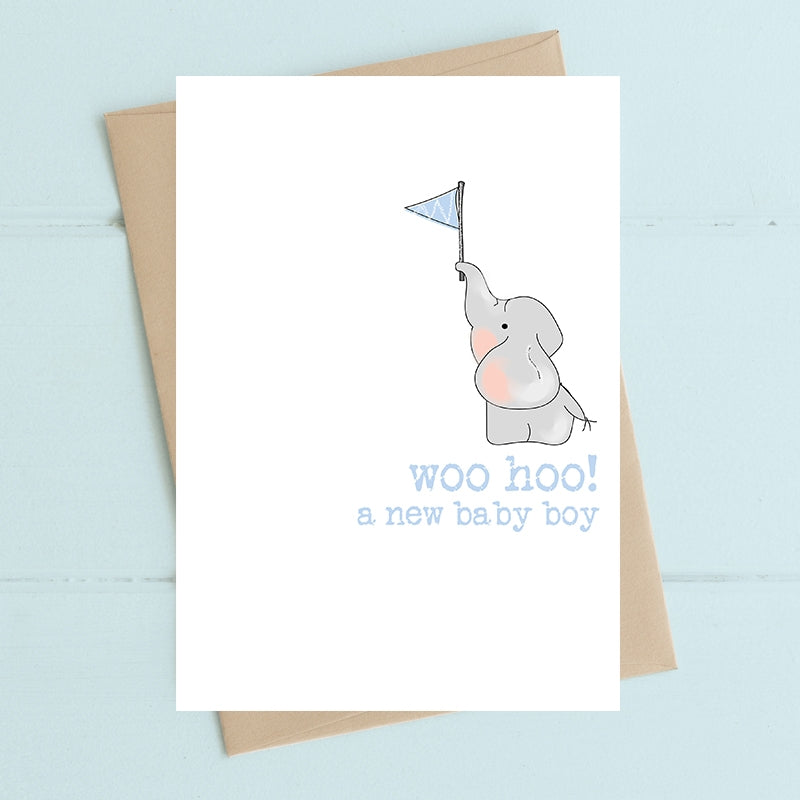 New Baby Boy Card