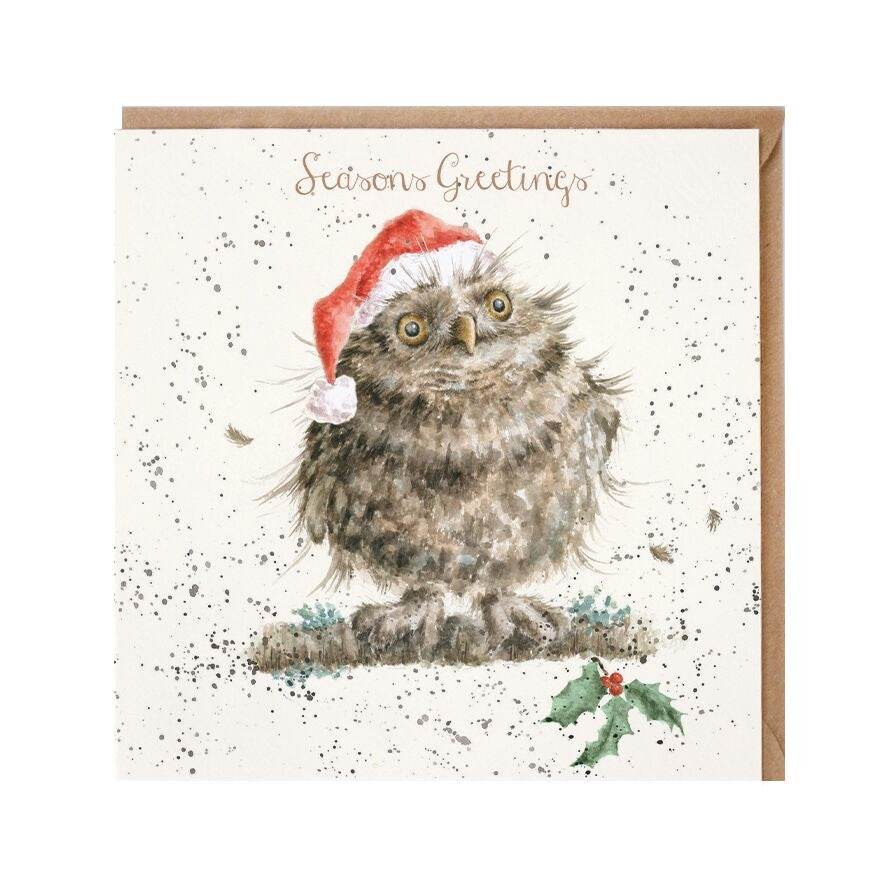 Christmas Owl Card - House of Cards
