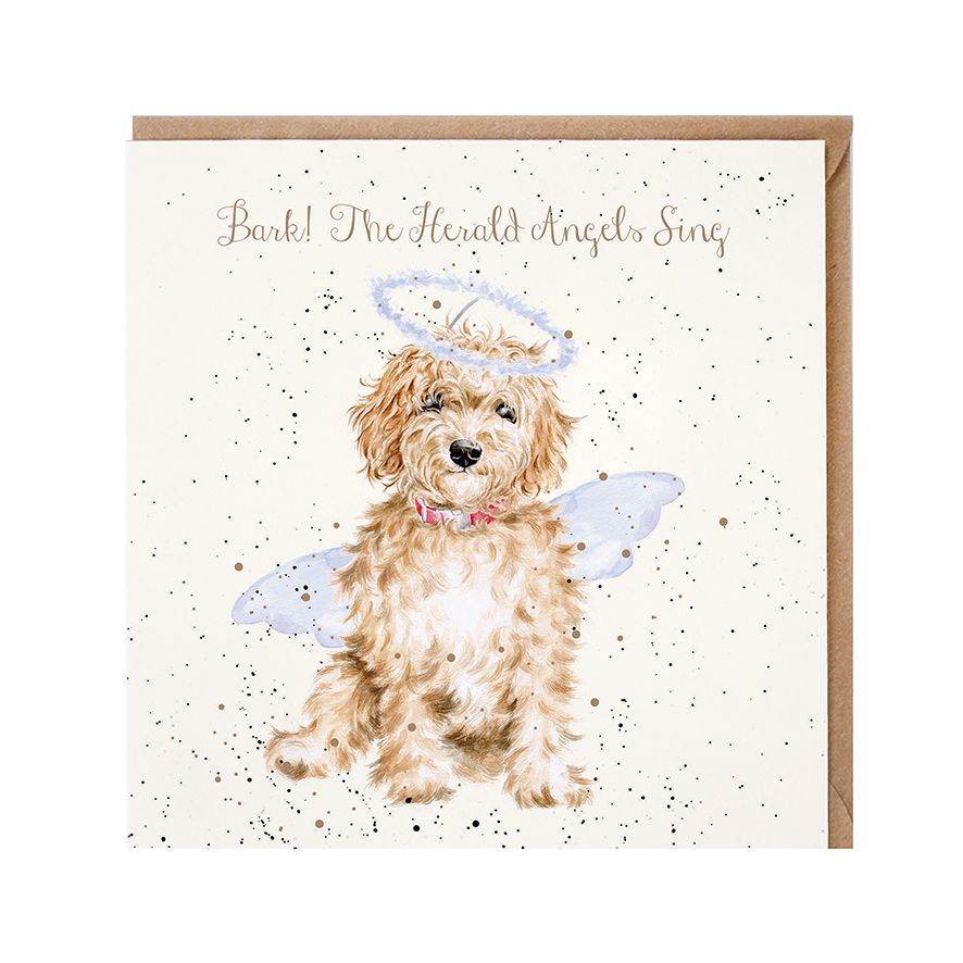 Bark The Herald Angels Christmas Card - House of Cards