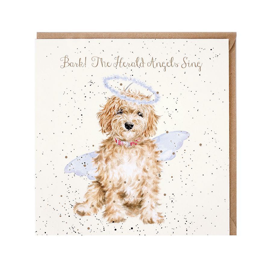 Bark The Herald Angels Christmas Card