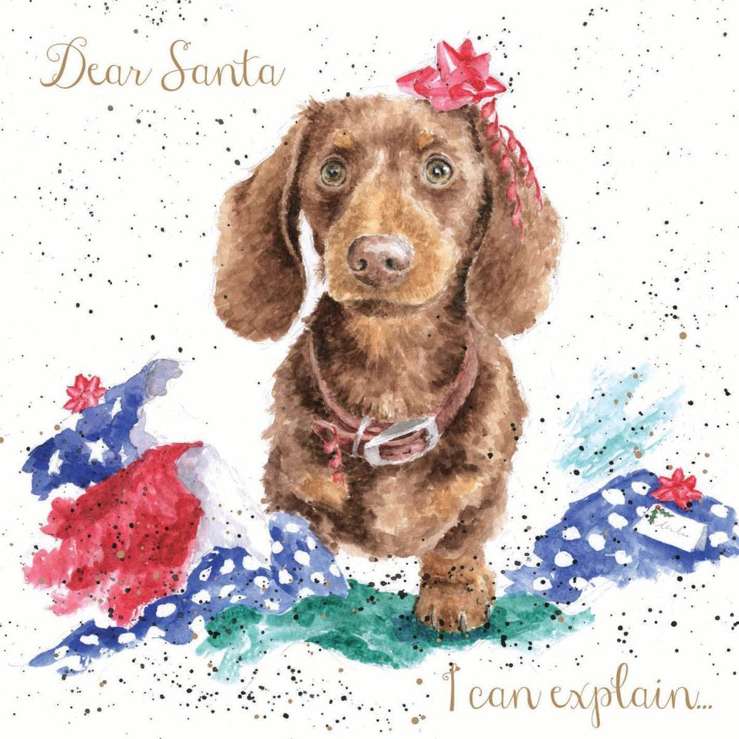 Dachshund Christmas Cards - House of Cards