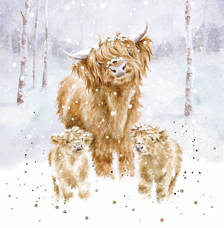 Highland Cows Christmas Cards - House of Cards