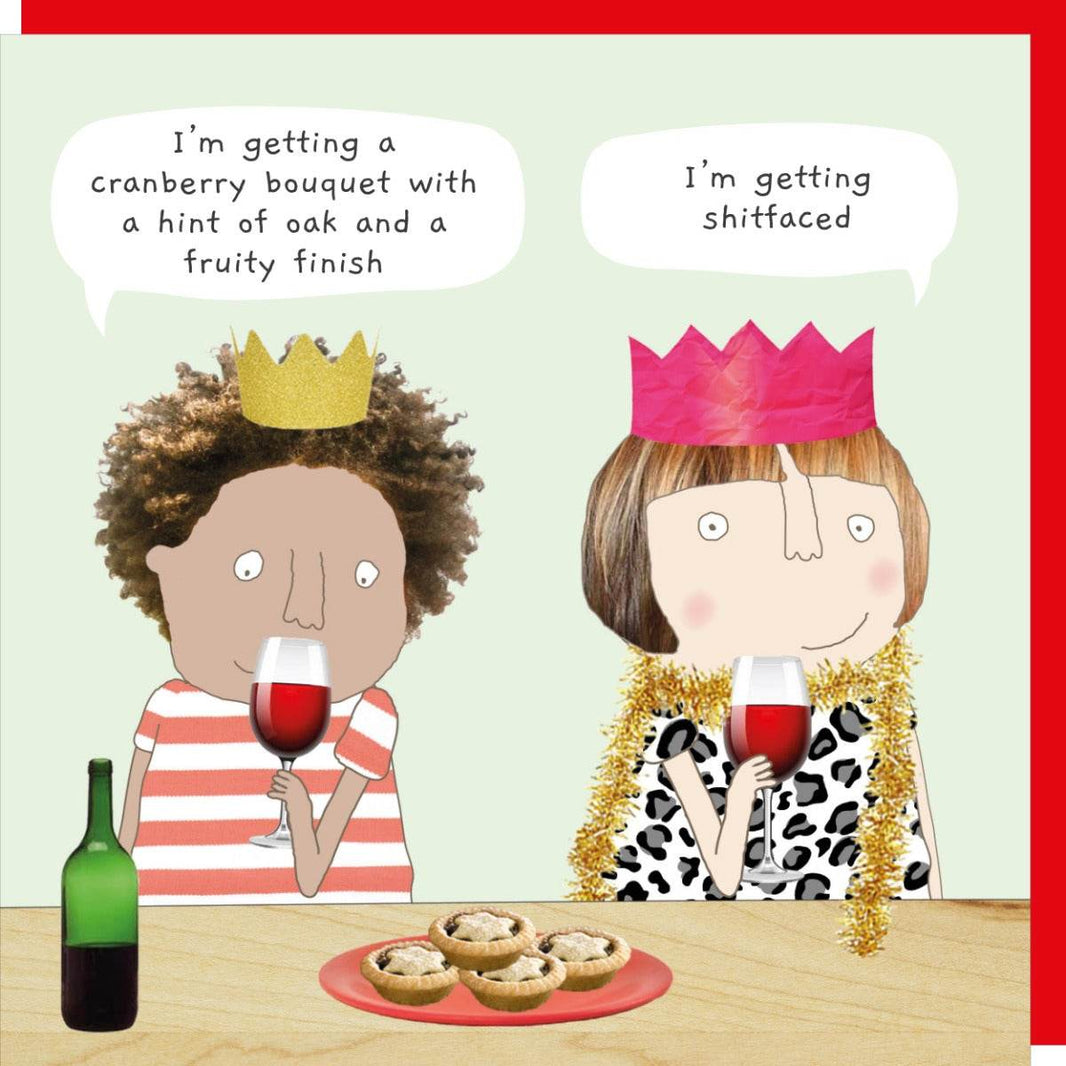 Wine Tasting Christmas Card - House of Cards