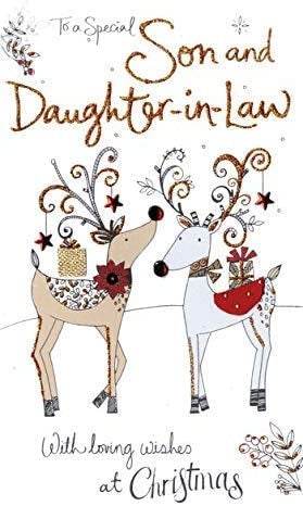 Son and Daughter-in-law Christmas Card - House of Cards