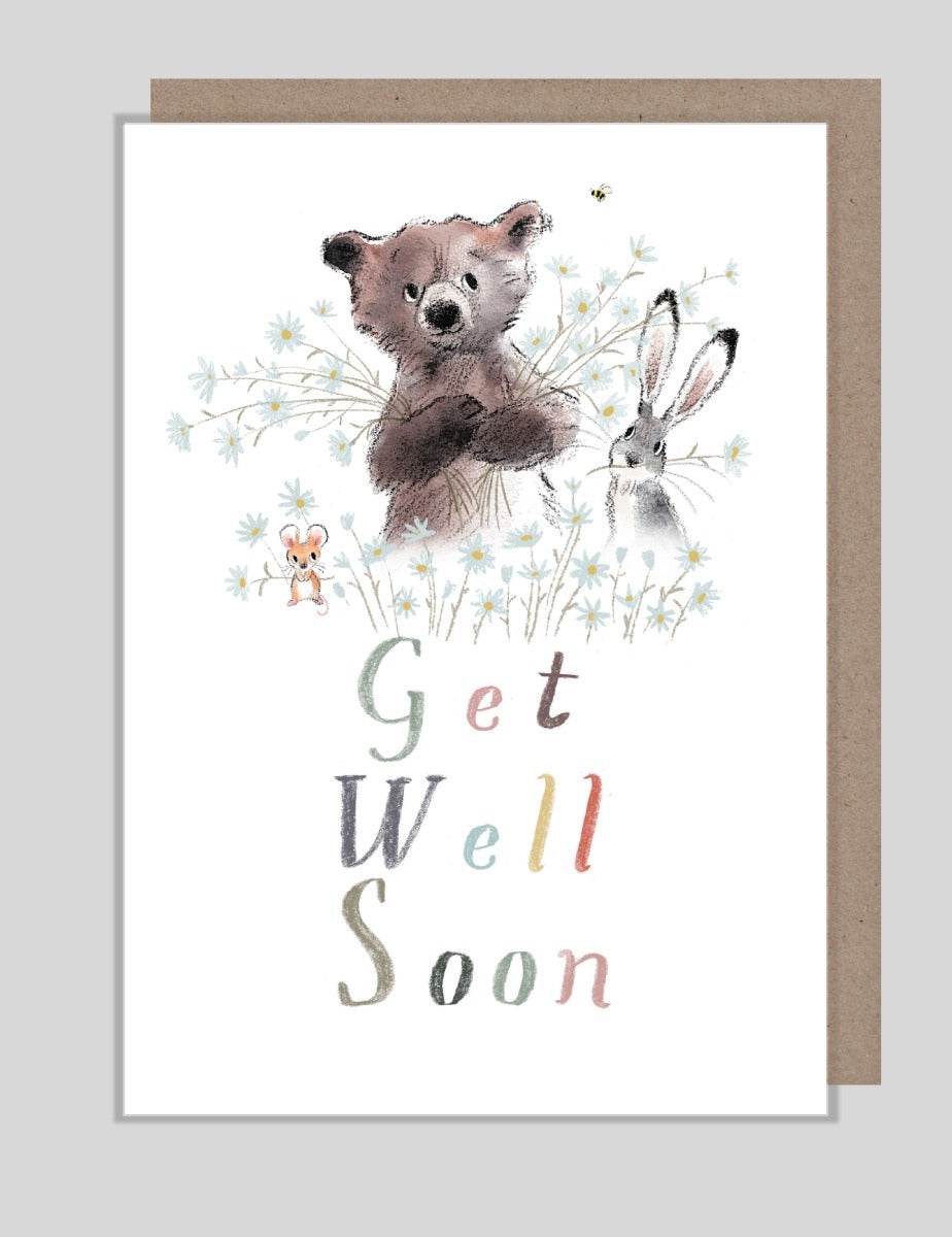 XL Get Well Soon Card - House of Cards
