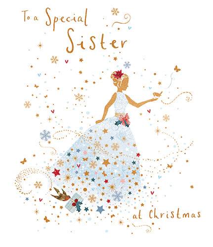 Dress Sister Christmas Card - House of Cards