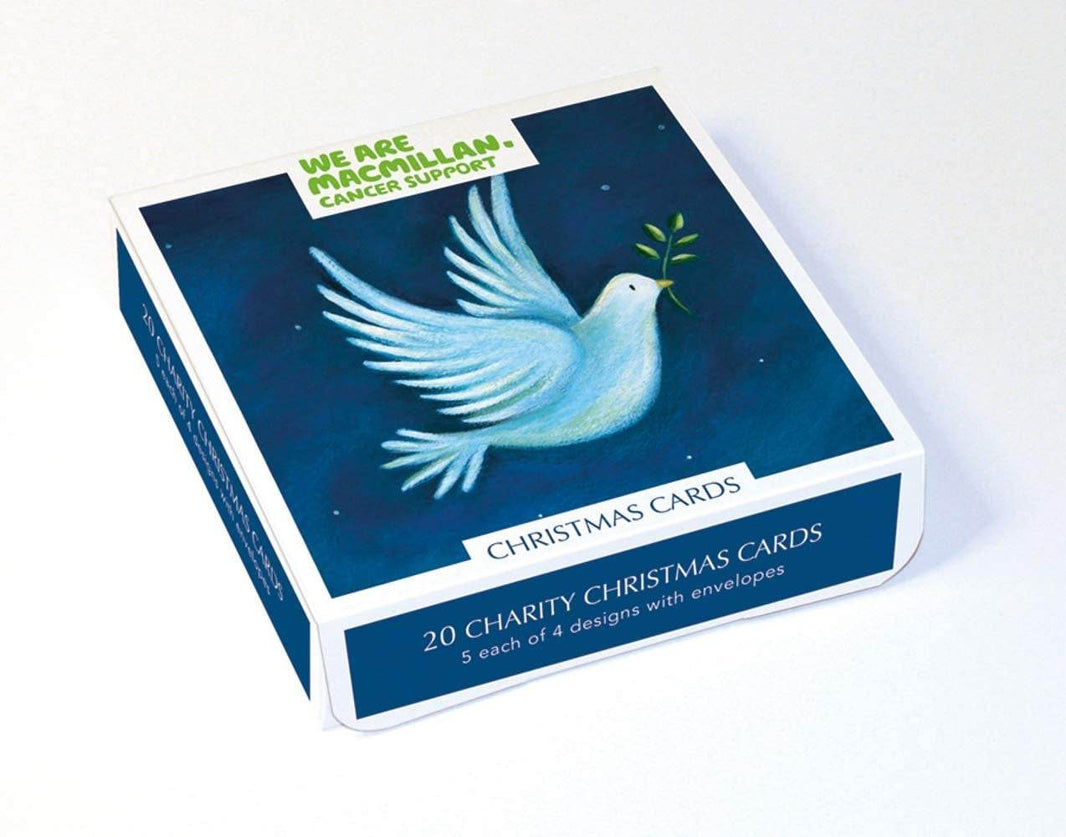 Box of 20 Macmillan Cancer Christmas Cards - House of Cards