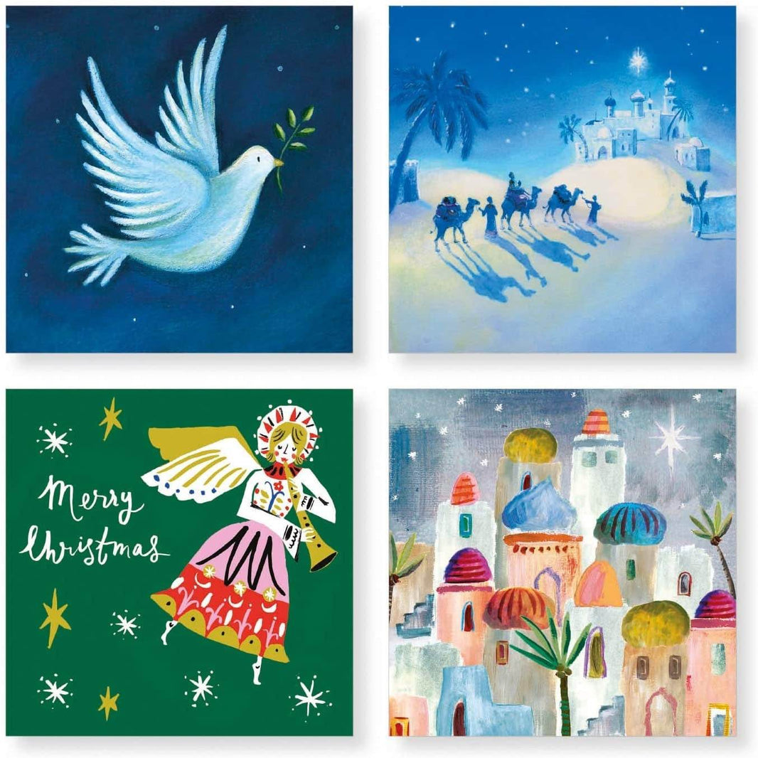 Box of 20 Macmillan Cancer Christmas Cards - House of Cards