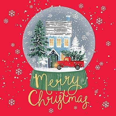 6 Snowglobe Charity Christmas Cards - House of Cards