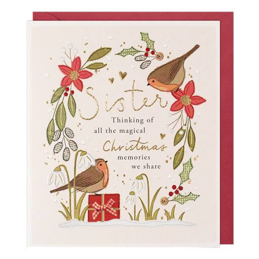 Sister Robins Christmas Card - House of Cards