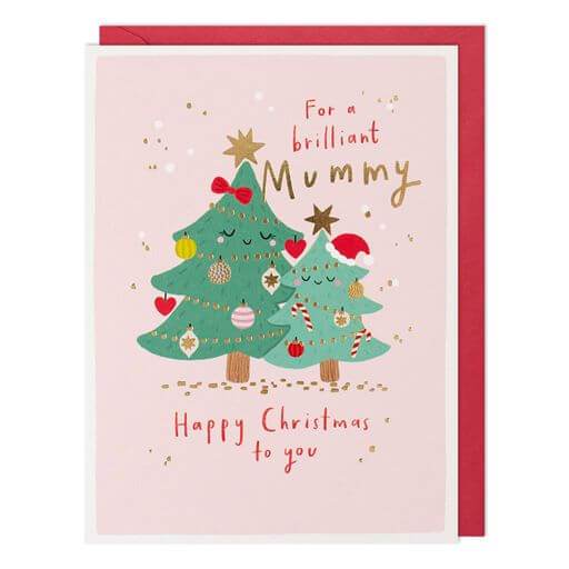 Mummy Trees Christmas Card - House of Cards