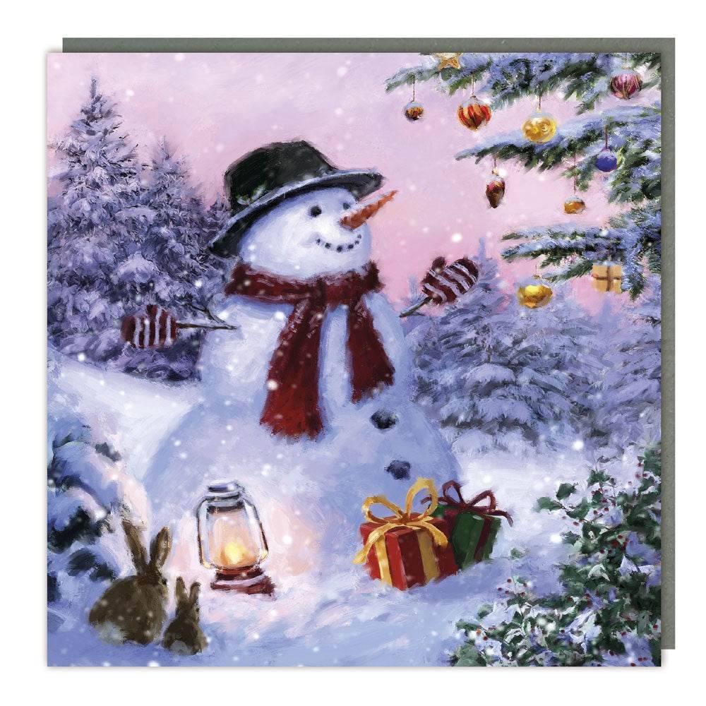 5 Smiling Snowman Christmas Cards - House of Cards