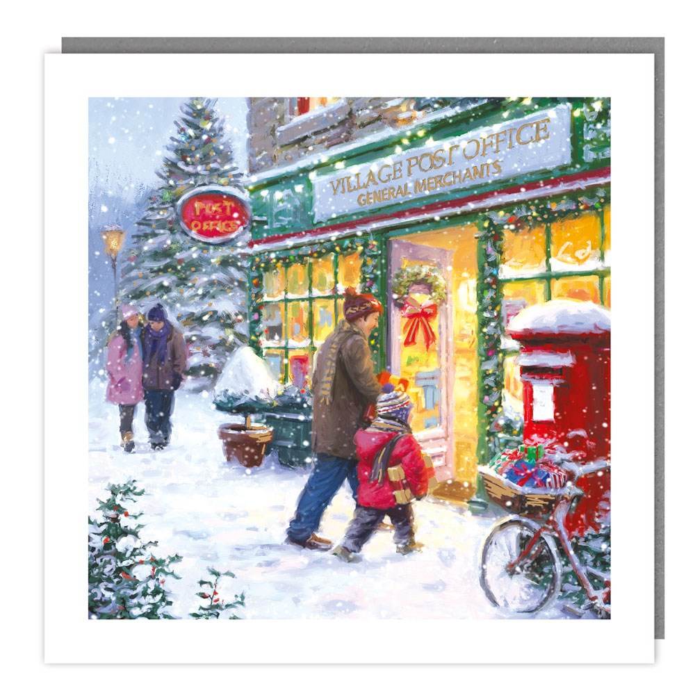 5 Village Post Office Charity Christmas Cards - House of Cards