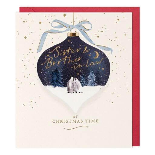 Sister & Brother-in-Law Christmas Card - House of Cards