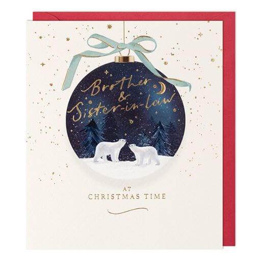 Brother & Sister-in-Law Christmas Card - House of Cards