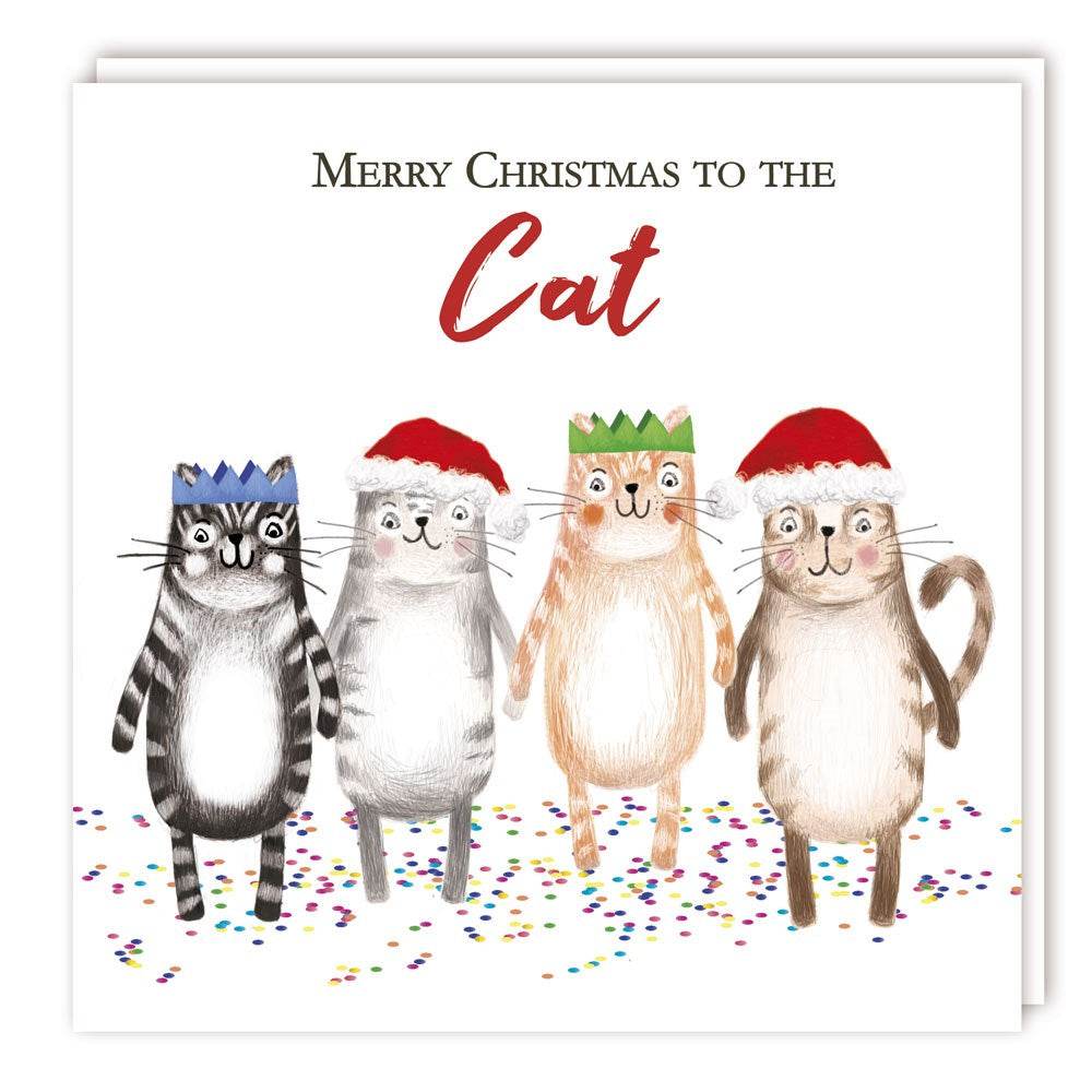 To The Cat Christmas Card - House of Cards