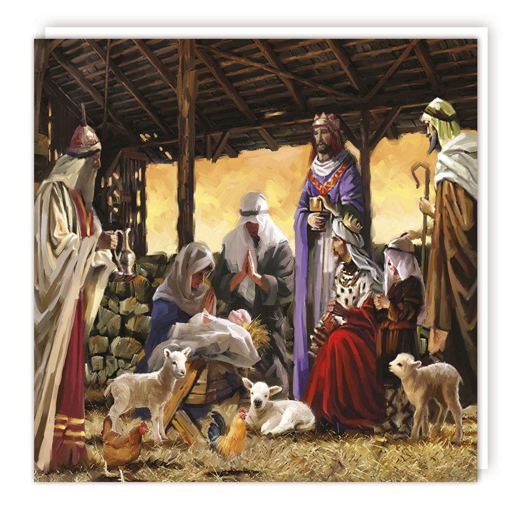 Nativity Christmas Card - House of Cards