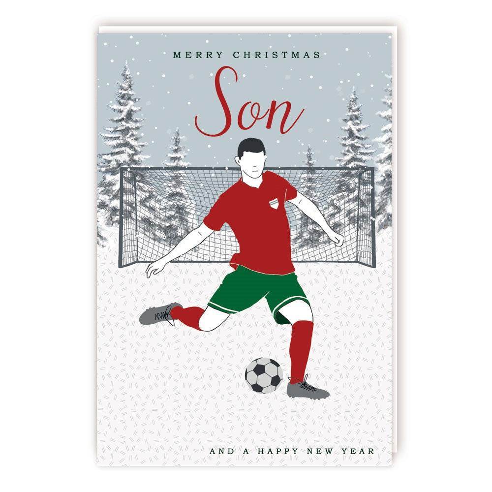 Son Football Christmas Card - House of Cards