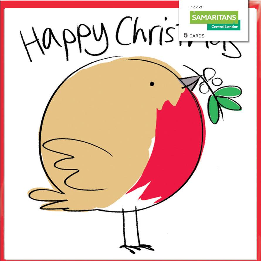 Robin Charity Christmas Cards - House of Cards