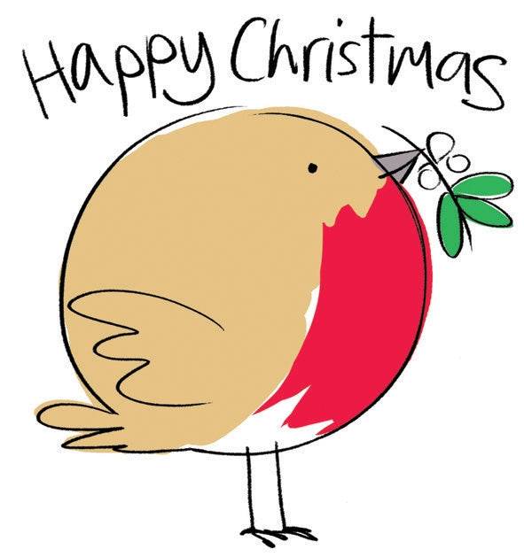 Robin Christmas Card - House of Cards