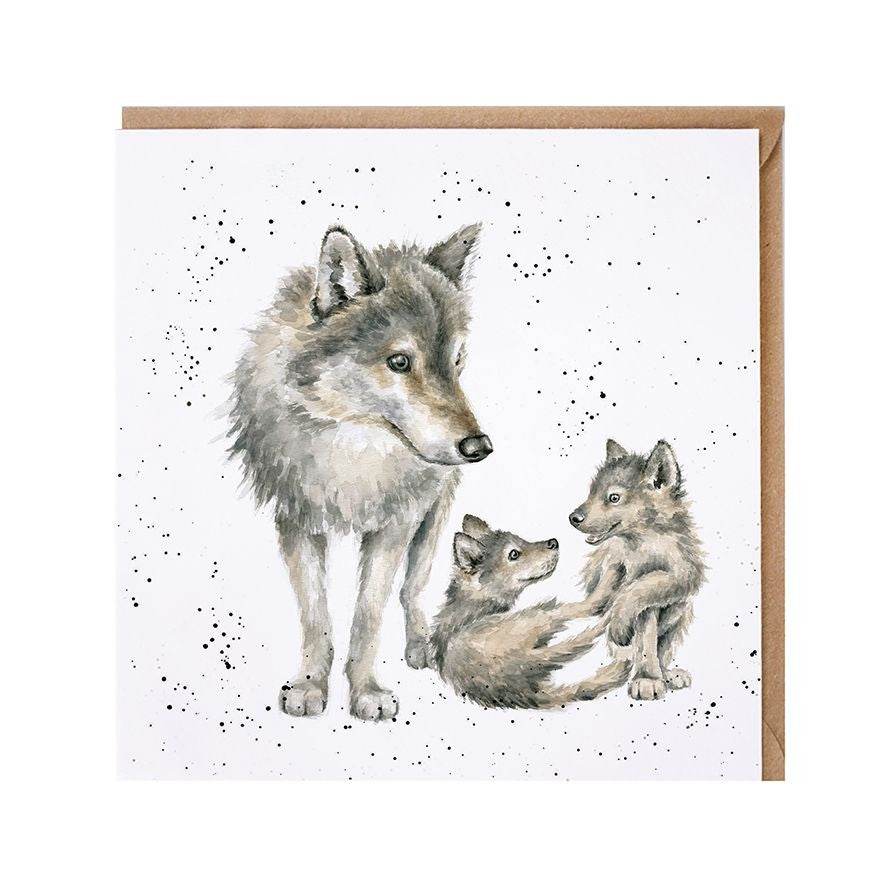 Wolf Pack Greeting Card - House of Cards