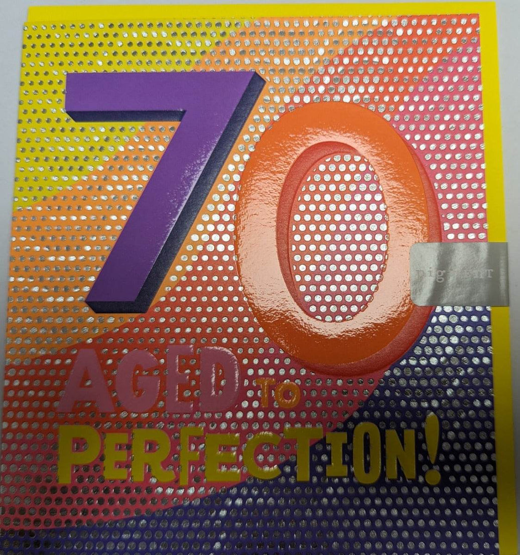 Ping 70th Birthday Card - House of Cards