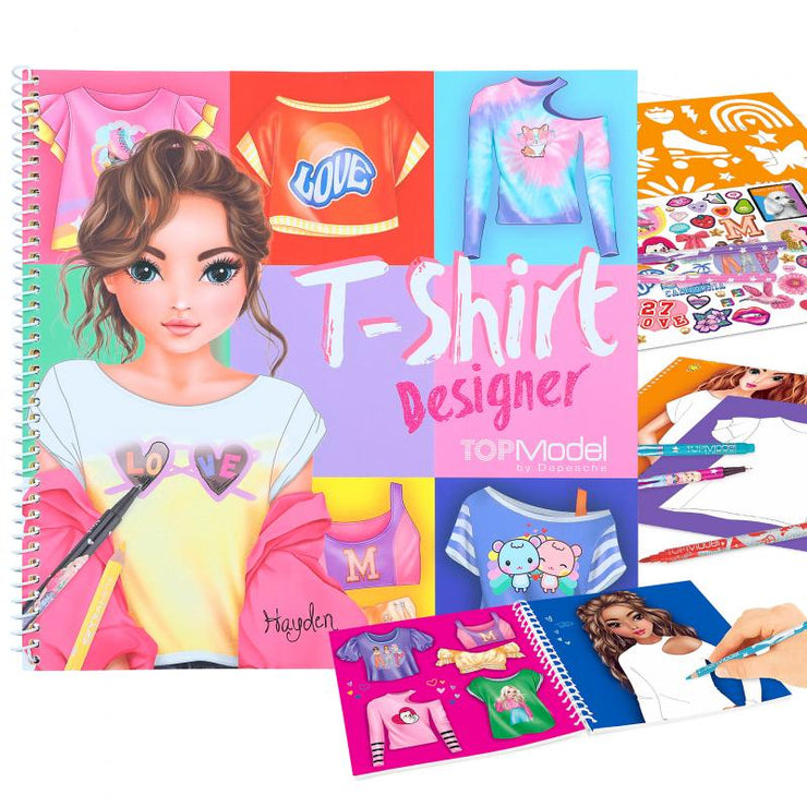 T-Shirt Designer Colouring Book