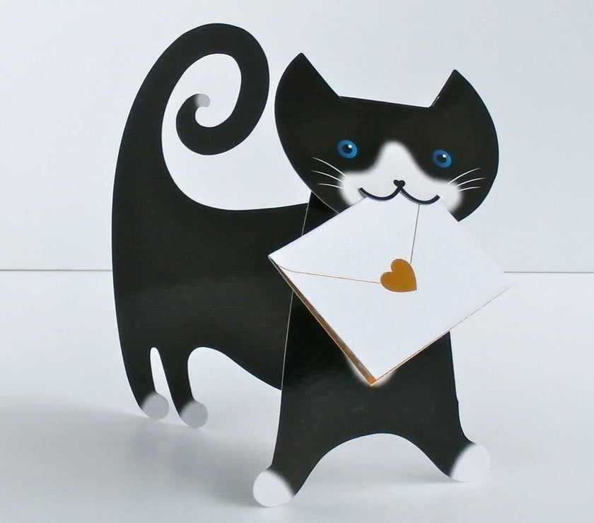 Tommo Cat 3D Greeting Card