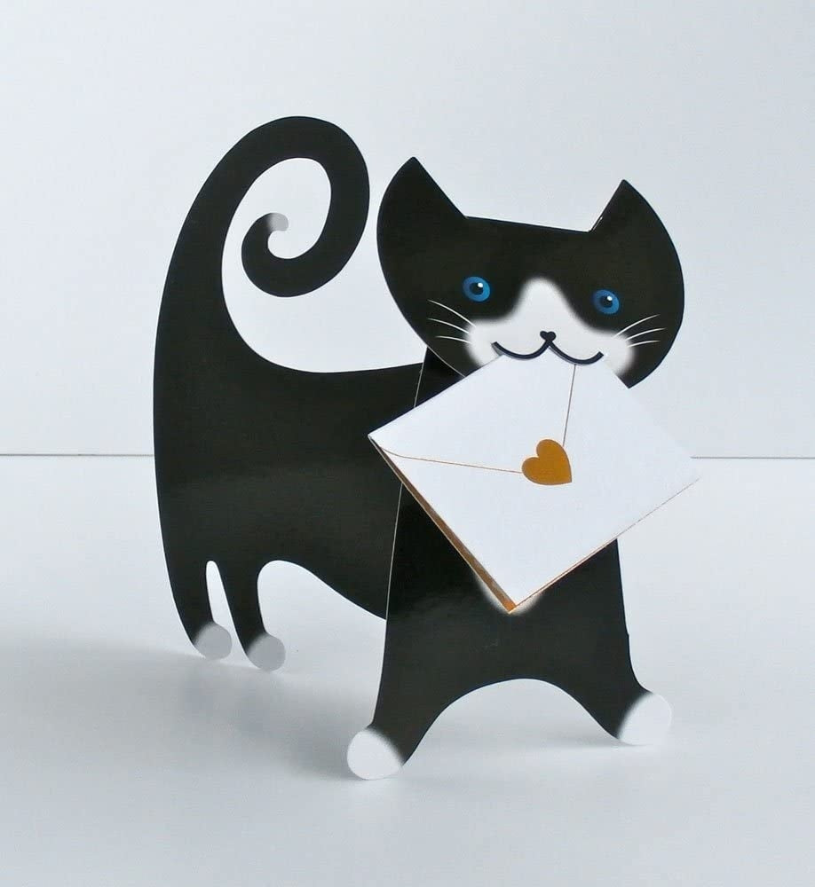 Tommo Cat 3D Greeting Card