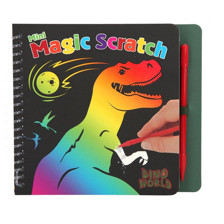 Dino World Mini Magic-Scratch Book