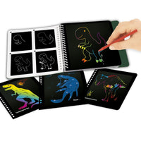 Dino World Mini Magic-Scratch Book