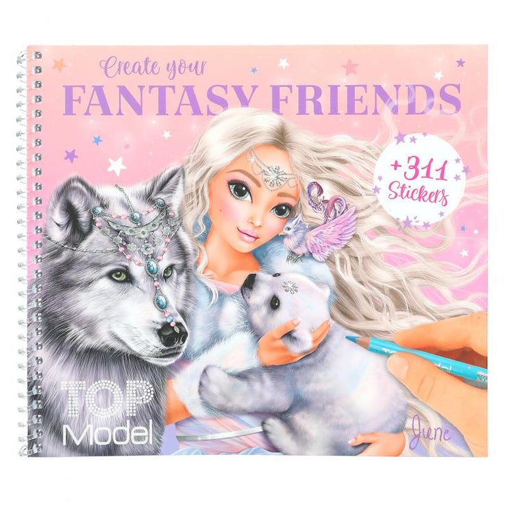 Fantasy Friend Colouring Book