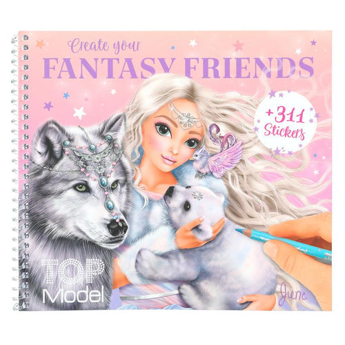 Fantasy Friend Colouring Book