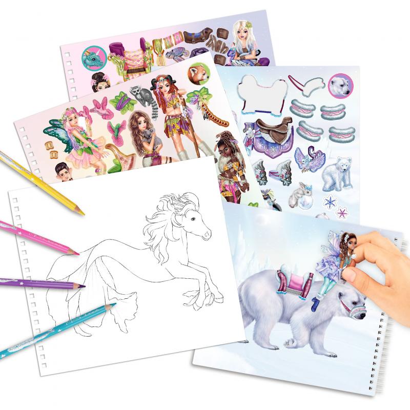 Fantasy Friend Colouring Book